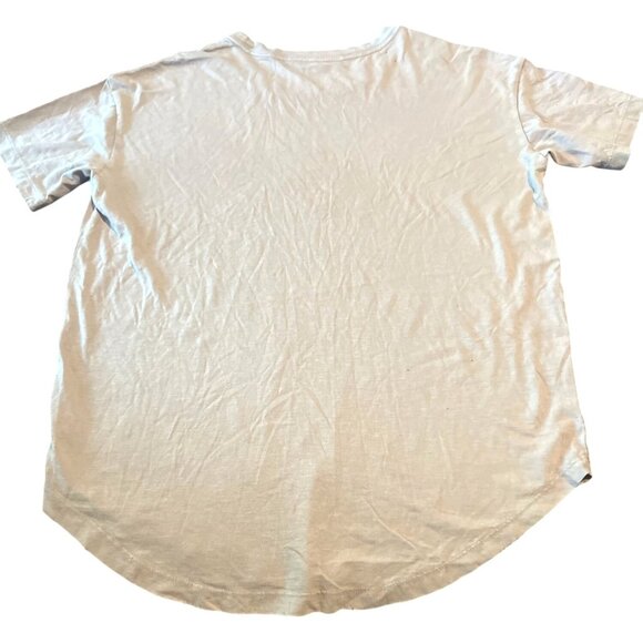 Aerie XS T-Shirt "Love Who You Want To" Pink Distressed Rainbow Graphic‎ NWOT - Picture 10 of 10